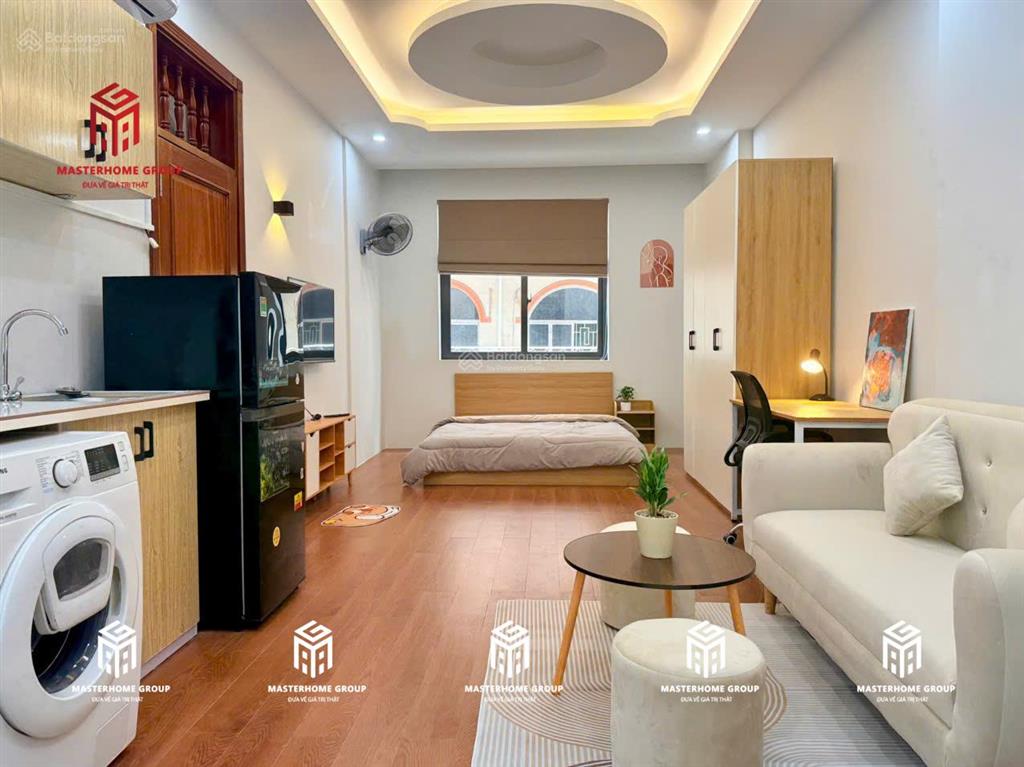 Căn hộ cửa sổ lớn, bếp xa giường, máy giặt riêng 40m2 nguyễn gia trí, gần pearl plaza, landmark