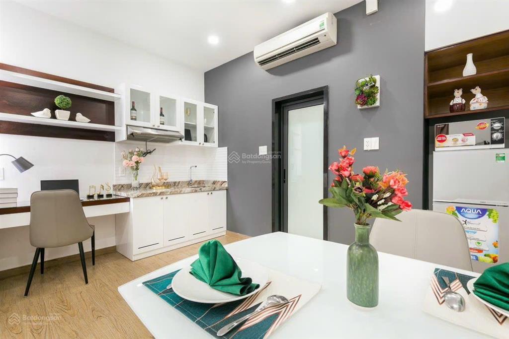 Căn hộ studio cao cấp, dọn phòng hàng tuần, thang máy nguyễn văn thương gần pearl plaza, landmark