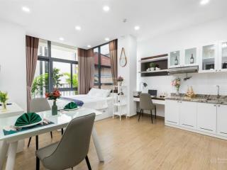 Căn hộ studio cao cấp, dọn phòng hàng tuần, thang máy nguyễn văn thương gần pearl plaza, landmark
