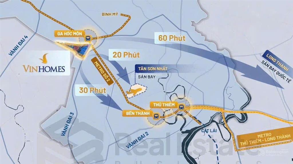 Vinhomes hóc môn  mua đợt 1 giá tốt nhất, giỏ hàng ưu tiên nhà phố liền kề chỉ từ 57 tỷ