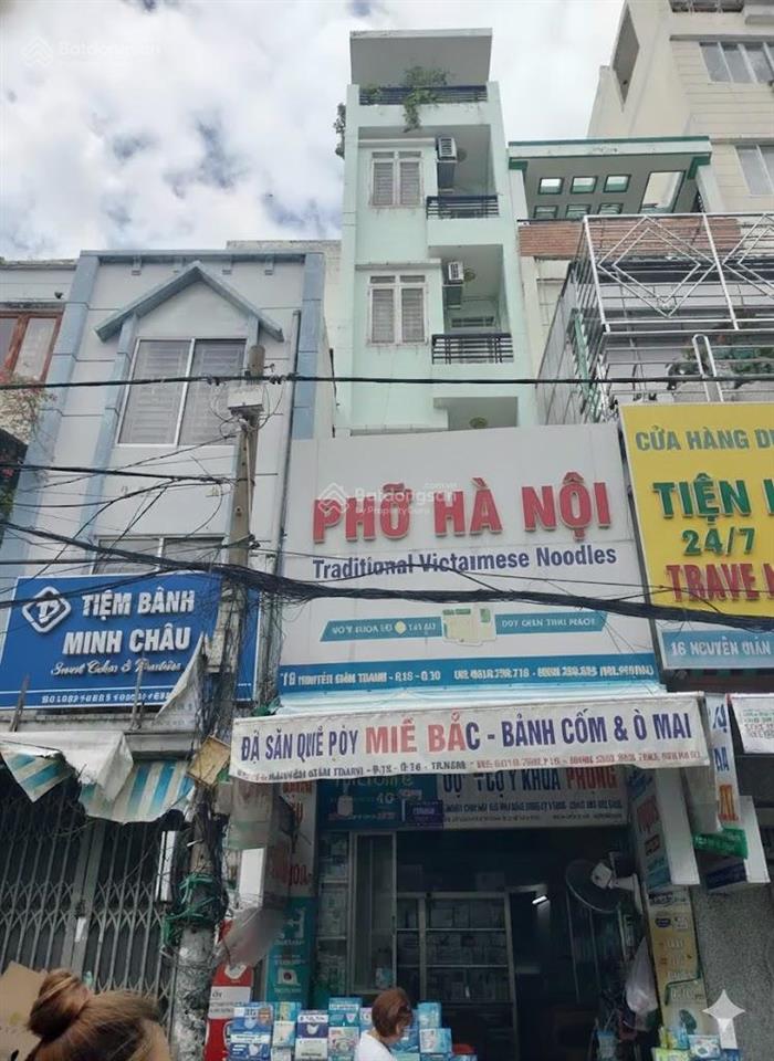 Quận 10  nhà 2 mặt tiền (mặt tiền nguyễn giản thanh/hẻm sau)  5 lầu  50.9m2  12.3 tỷ