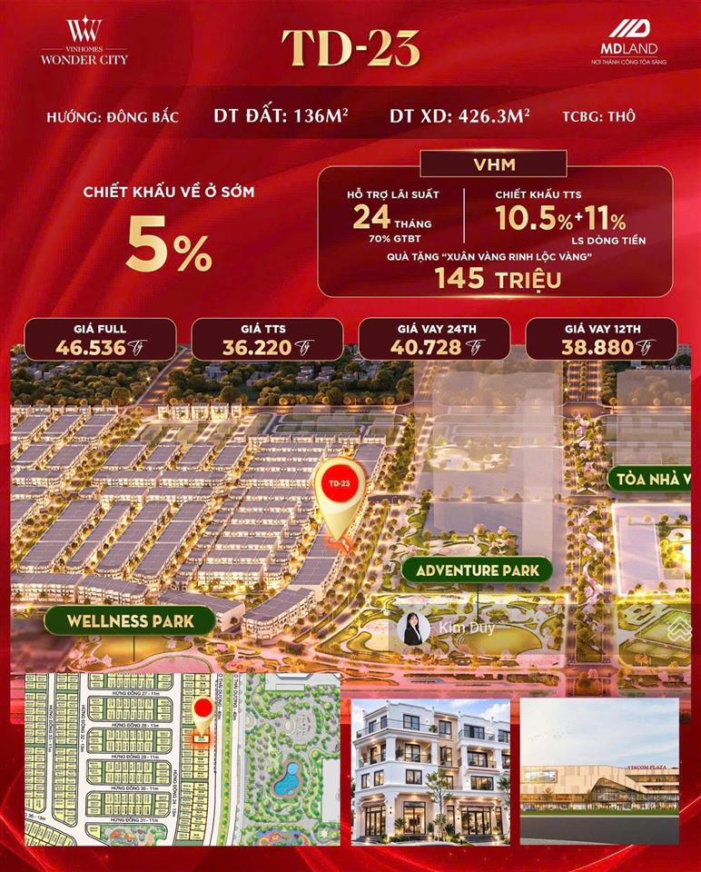 Shophouse đường 40m đắc địa nhất vinhomes đan phượng