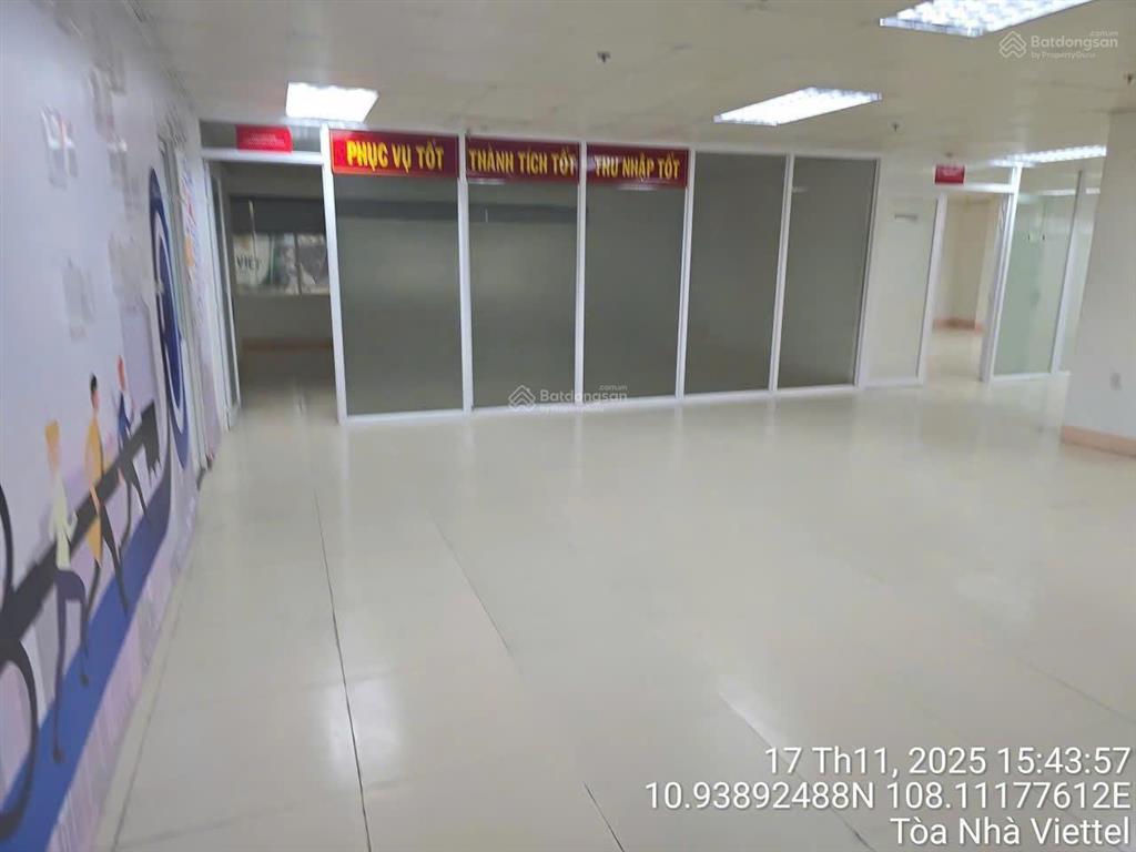 Cho thuê văn phòng tại tòa nhà viettel bình thuận