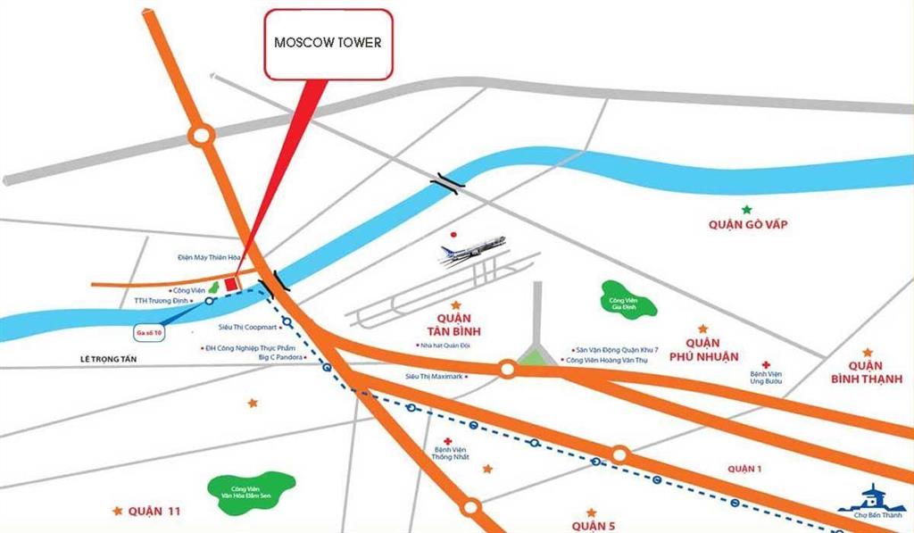 Căn hộ lô a, chung cư moscow tower, quận 12, 2pn, 2.55 tỷ