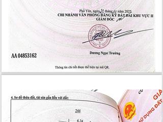 Chính chủ ra hàng lô đất ngay trung tâm phường ba hàng giá 1,3 tỷ