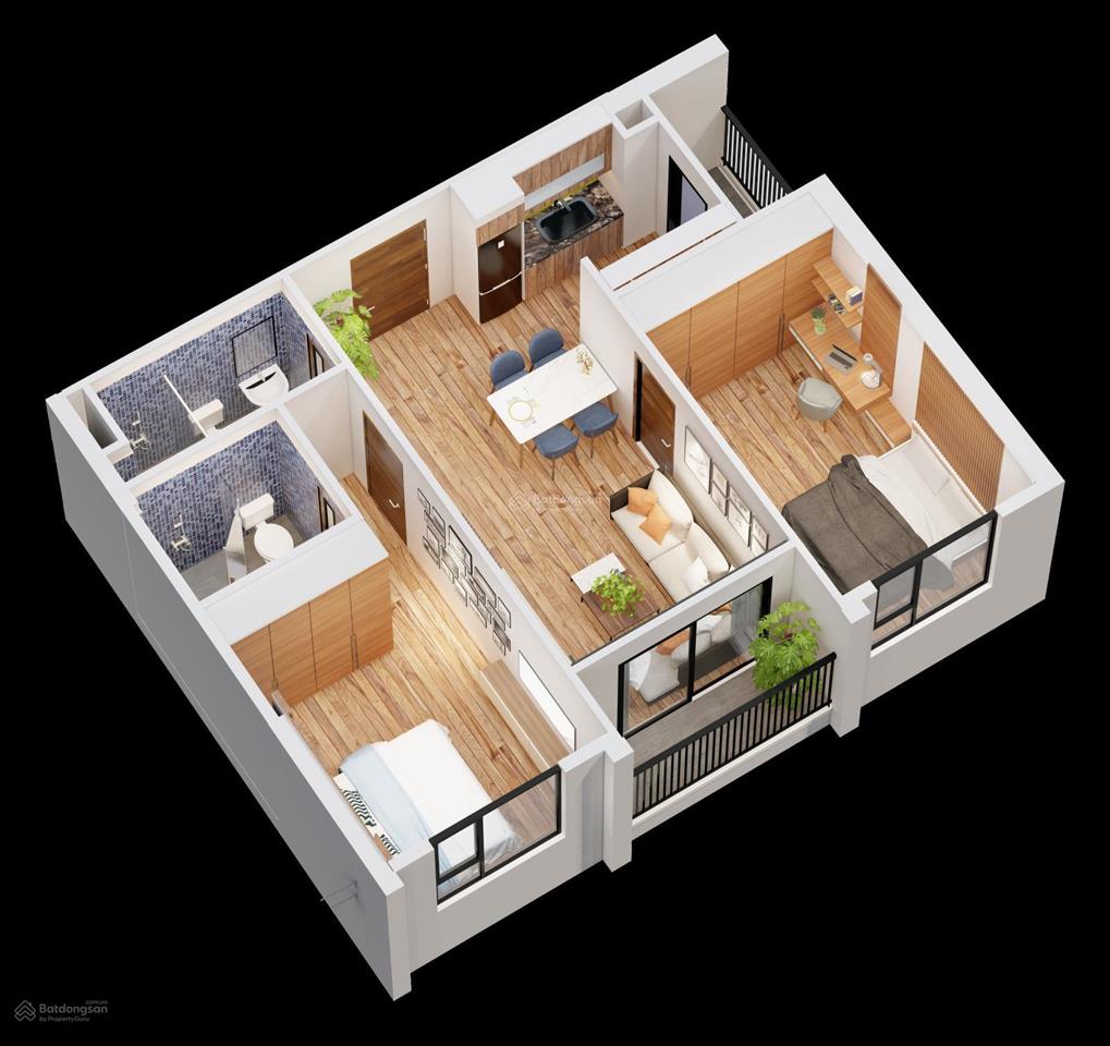 Rẻ nhất dự án căn 67m2 giá 25 triệu/m2 tầng trung