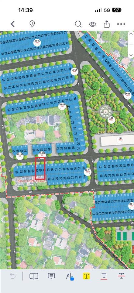 Chính chủ bán nhanh lô do1107 dự án tấn đức jsc giá 1,75 tỷ