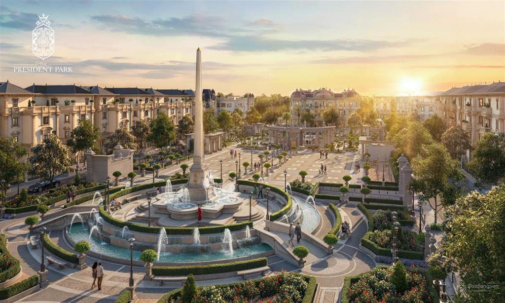 Nhà phố đường lương thế vinh, kđt the president park  dấu ấn phồn vinh  110m2, mt5m, 5 tầng