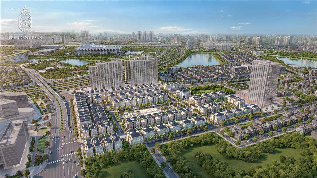Nhà phố đường lương thế vinh, kđt the president park  dấu ấn phồn vinh  110m2, mt5m, 5 tầng