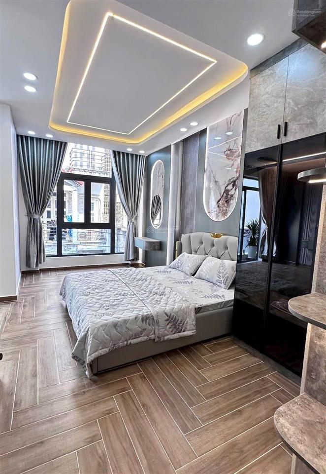 Nhà mới 100%  66m  ngang 6m  5 phòng ngủ  sổ vuông a4  tặng nội thất cao cấp