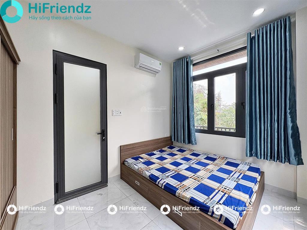 Mới xây 1 phòng ngủ ban công full nội thất xịn xò, có thang máy, cửa sổ lớn thoáng mát