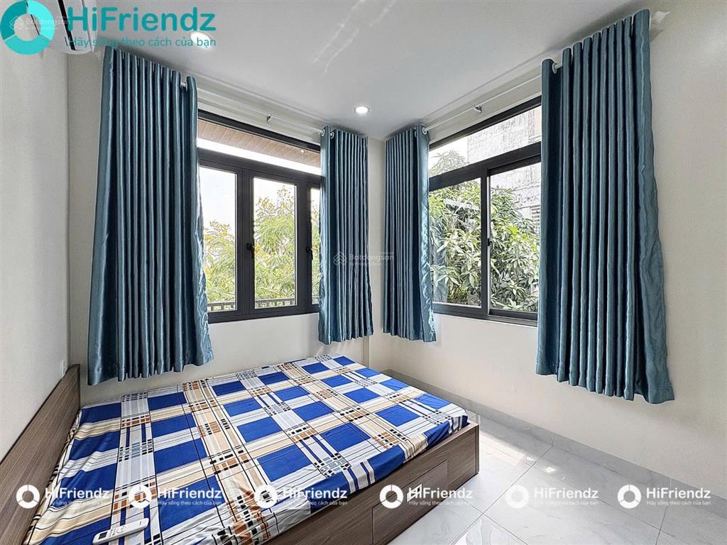 Mới xây 1 phòng ngủ ban công full nội thất xịn xò, có thang máy, cửa sổ lớn thoáng mát