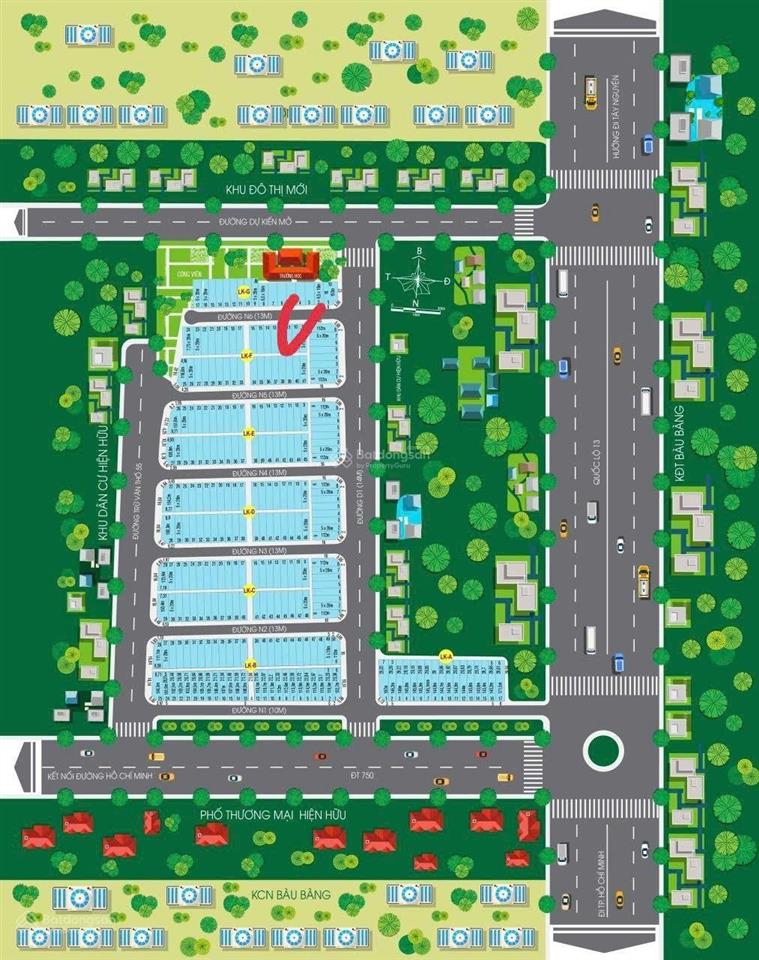 Bán đất trừ văn thố  bàu bàng  bình dương