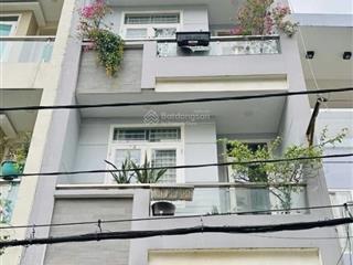 Bán nhà 3 tầng (4pn, 4wc) giá 3tỷ550 tại nguyễn thái sơn, p5, gò vấp. dt 74m2, hẻm 5m, gần vincom