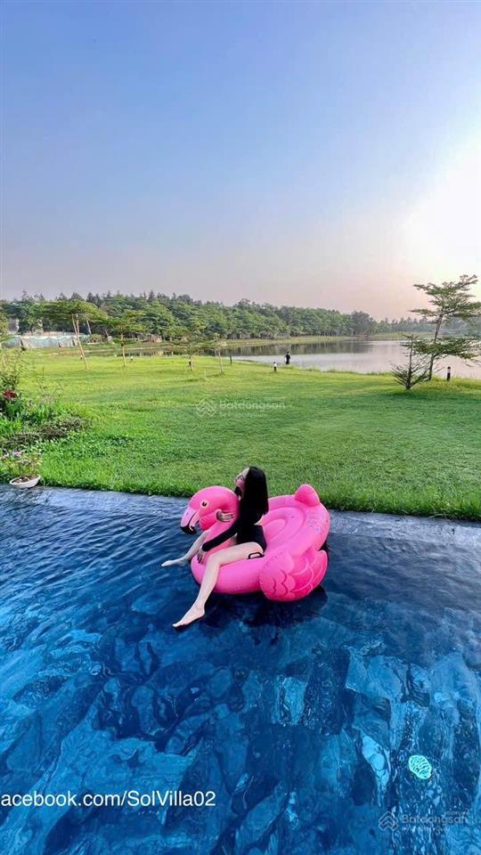 Bán biệt thự mặt hồ 323m2 3pn, view cực đẹp tại flamingo đại lải resort, giá chỉ 8, x tỷ