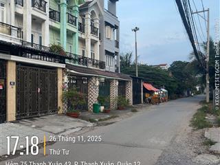 Hàng thơm! đất thổ cư mtkd thạnh xuân 43  84m2 thổ cư (4x21)  chỉ 4,6 tỷ còn bớt