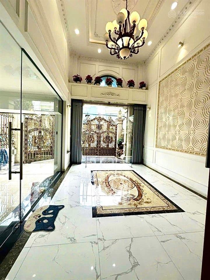 Villa căn góc  mặt tiền đường 12m gò vấp  120m2 ngang 7.6x17m  5 tầng full nt chỉ 16 tỷx
