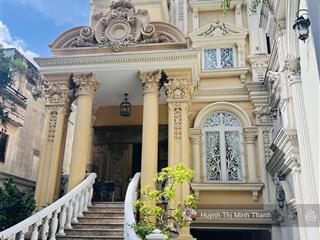 Biệt thự châu âu đẳng cấp  trung tâm p7 tân bình  396m2  thang máy hồ bơi sân vườn hơn 60 tỷ