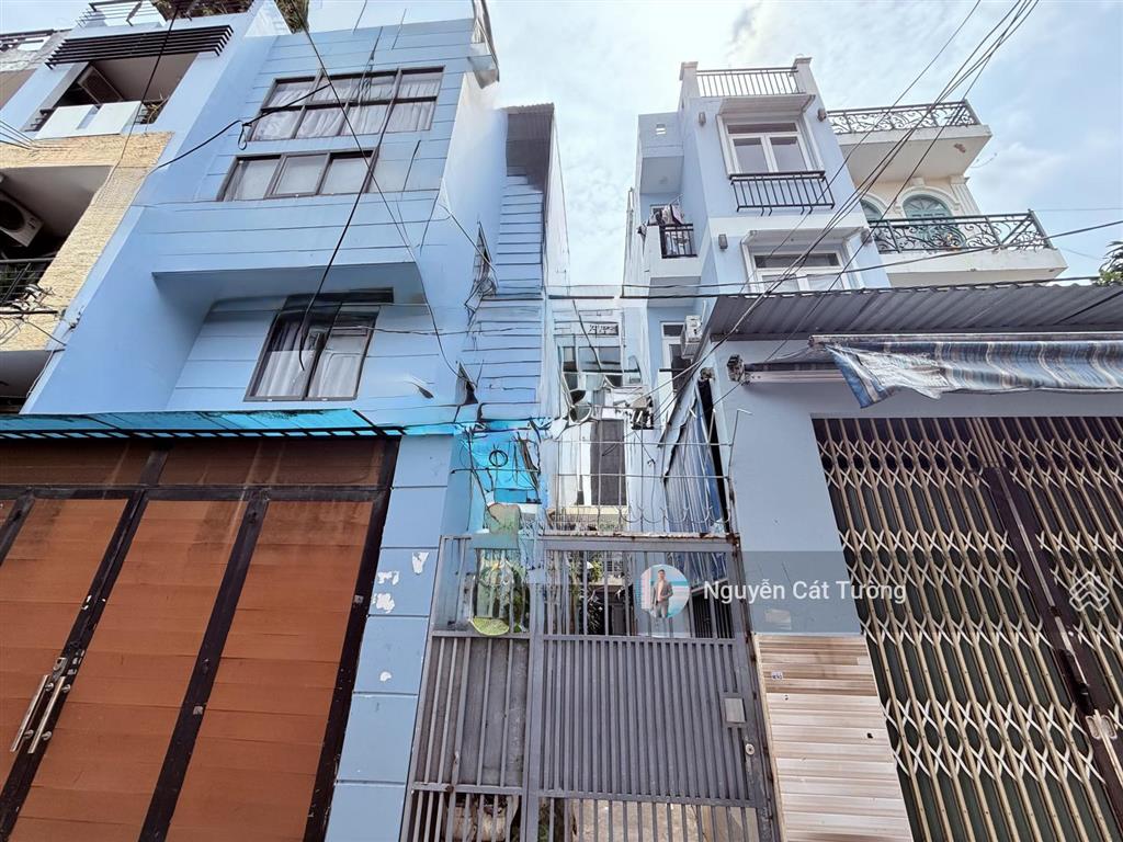 Bán nhà 4 tầng, ngay metro văn thánh, hẻm oto 6m. ngang 5x12m (60m2). dòng tiền 33 triệu /tháng