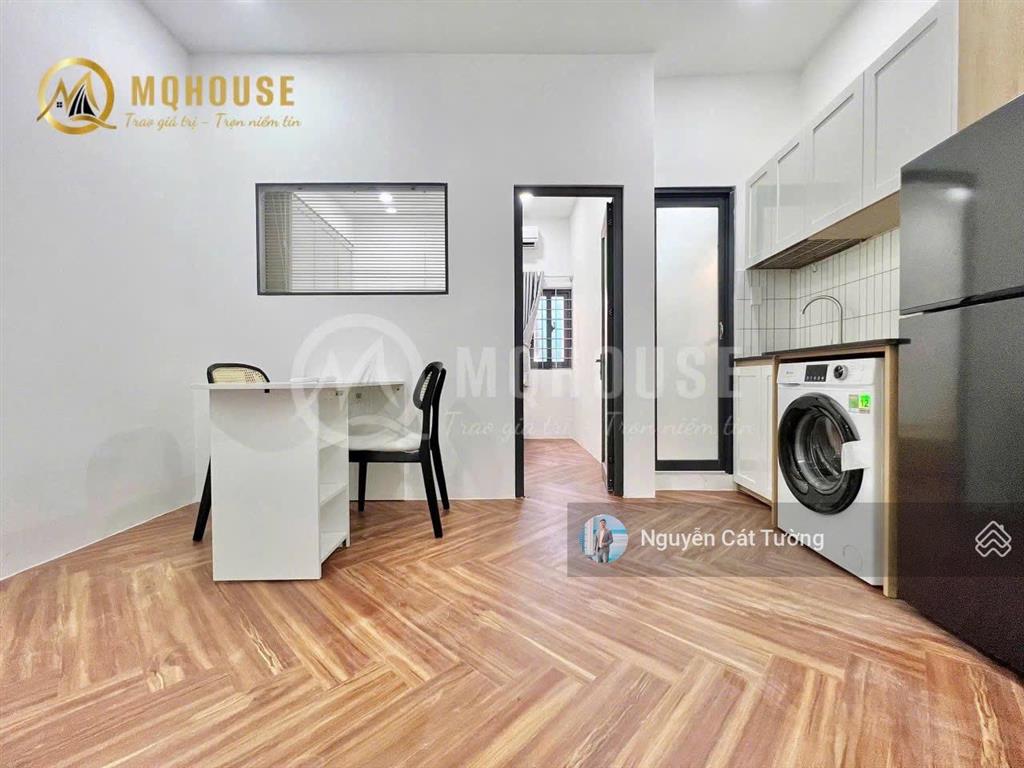 Căn phòng 1pn, 45m2, full nội thất, giặt riêng, ngay ngã tư hàng xanh
