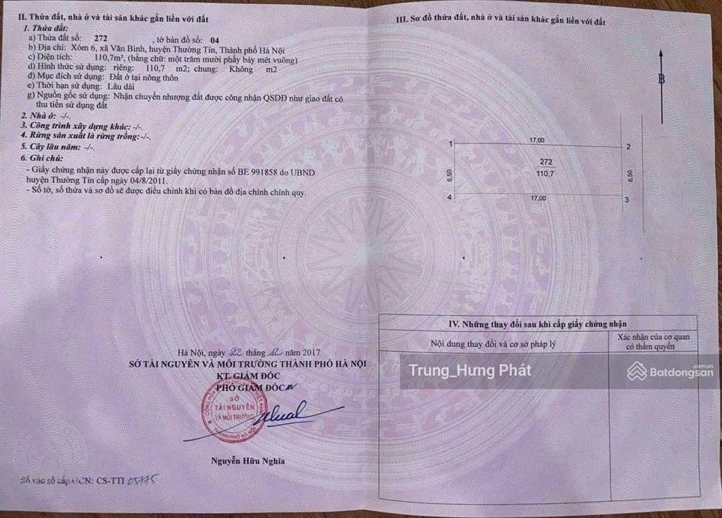 Bán nhà cấp 4 tại văn hội, văn bình, thường tín, gần vành đai 4, cầu mễ sở, kđt thể thao olympic