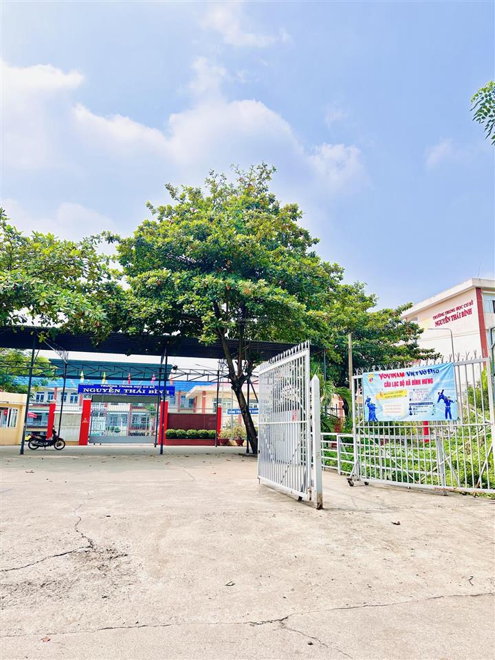 Bán nhà mặt tiền kdc bình hưng 96m2, ngang 6m 4pn ngay trường nguyễn thái bình