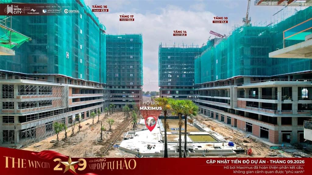1.8 tỷ sở hữu căn hộ cao cấp the win city ngay mặt tiền trần văn giàu cách aeon bình tân chỉ 10p