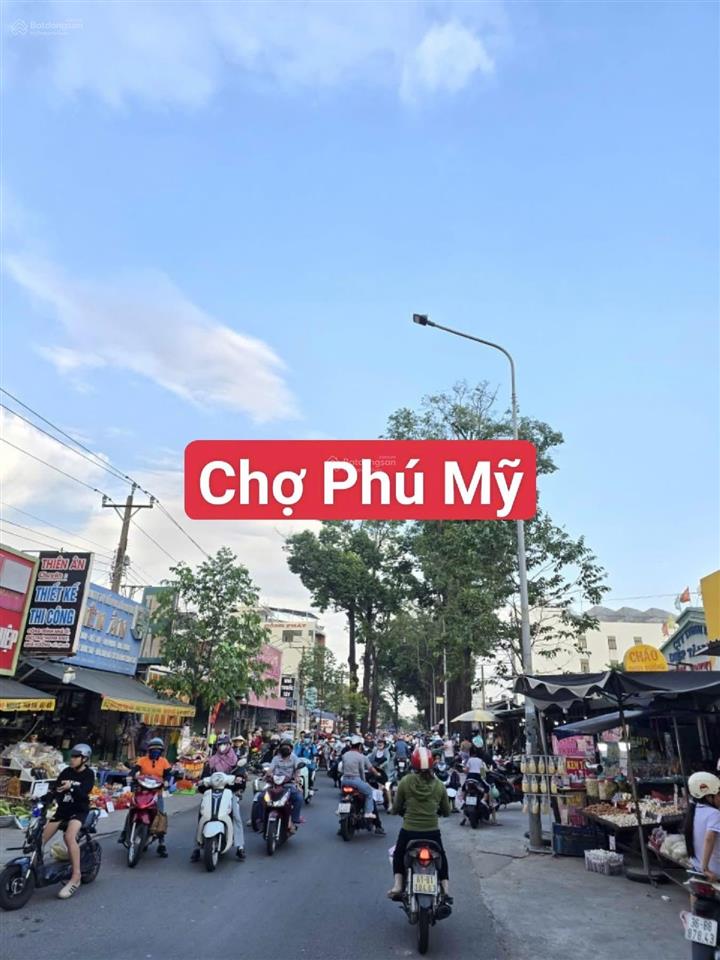 Hàng ngộp gấp 2,8 tỷ bán đất mặt tiền kinh doanh ngay chợ phú mỹ  bình dương  sổ mới 2026