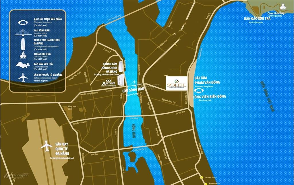 Căn studio 32.42m2 the soleil đà nẵng view trực diện biển mỹ khê giá tốt nhất toà a1 2,97tỷ ck14,5%