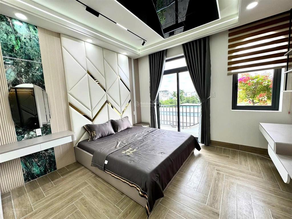 Bán lỗ căn 5 tầng, full nội thất mới 100%, sổ hồng, 5.35 tỷ, 56m2. xem nhà 0907 495 ***