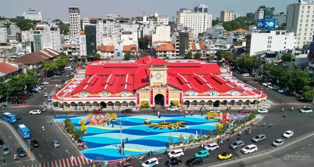 Khan hiếm! ngay cổng bắc chợ bến thành,bán gấp mt lê thánh tôn, 87,8m2(5m x 18m) giá 75 tỷ 862tr/m2