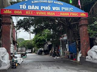 Bán đất voi phục  2 mặt tiền trước sau đều vỉa hè, ô tô tránh