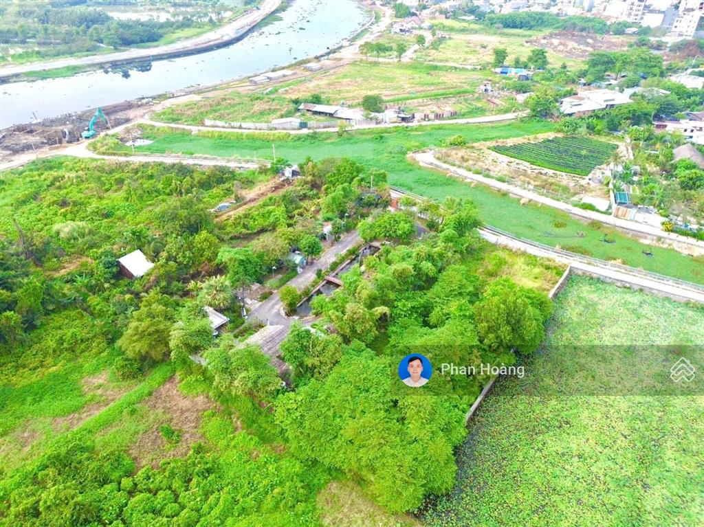 Bán 1412m2 đất nông nghiệp, đường 6m hẻm 1/ sông vàm thuật thông ra vườn lài, an phú đông, 12 tỷ