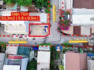 Bán lô góc 2 mặt tiền hẻm ngang 5.8m đường an phú đông 25, hẻm xe hơi tránh nhau, giá 3,8 tỷ