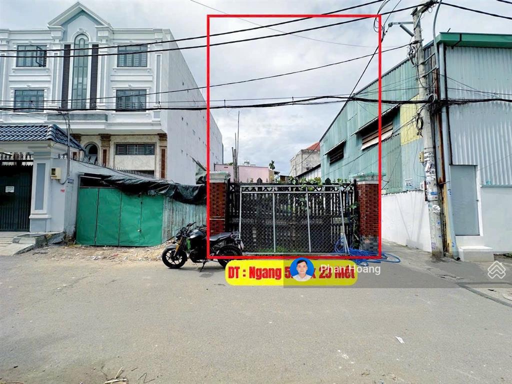 Giảm mạnh 500tr, bán lô đất hẻm 47 vườn lài, 5.3x23 full thổ cư, đường nhựa thông, giá còn 8.5 tỷ