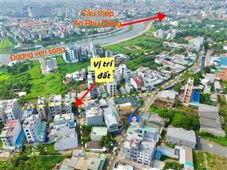 Bán đất 5.2x17m, góc 3 mặt tiền đường 12m hẻm 423 vườn lài, qua thép an phú đông 500m, giá 8.79 tỷ