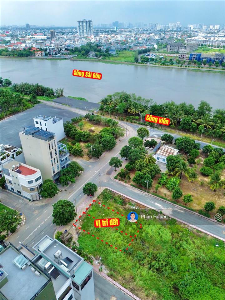 Bán đất 5.6x14.5m mặt tiền an phú đông 13, đường nhựa 20m, sát sông sài gòn, giá 8 tỷ