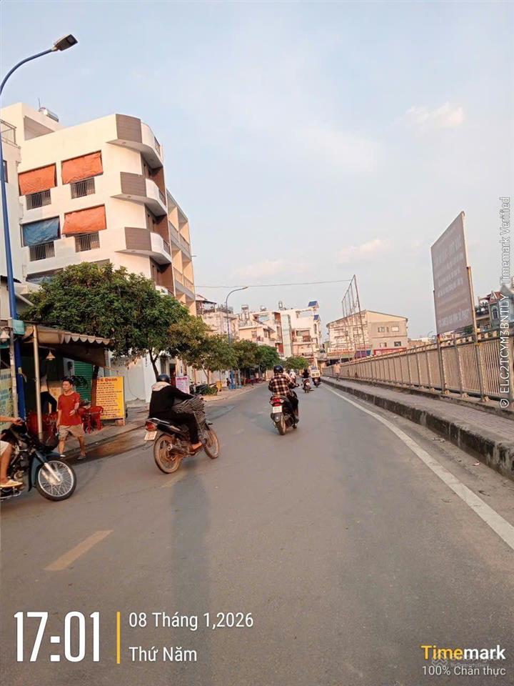 "bình tân"giảm 200tr gần mặt tiền kênh nước đen  chủ bán gấp để giải q.công việc 4 tầng giá 5 75t