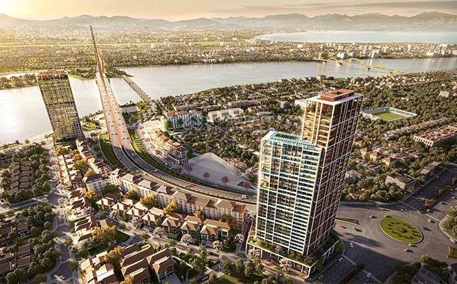 Khối đế panoma 2, ngay ngã tư, sãnh, 272m2. 5 phút tới biển, khu dân cư cao cấp