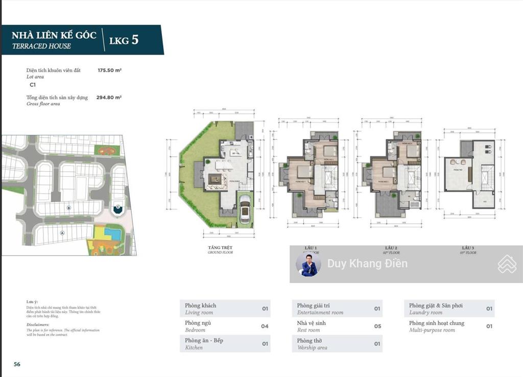 Căn góc 3mt view hồ bơi verosa khang điền  177m2 nhà thô  cực kì mát mẻ  chủ thiện chí bán nhanh