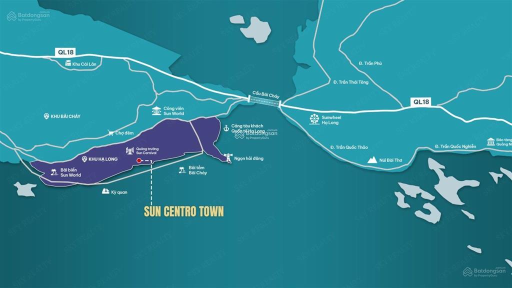 Giảm sâu kịch sàn full giá 1tỷ480 mua đứt căn studio mặt biển bãi cháy hạ long sun centro town