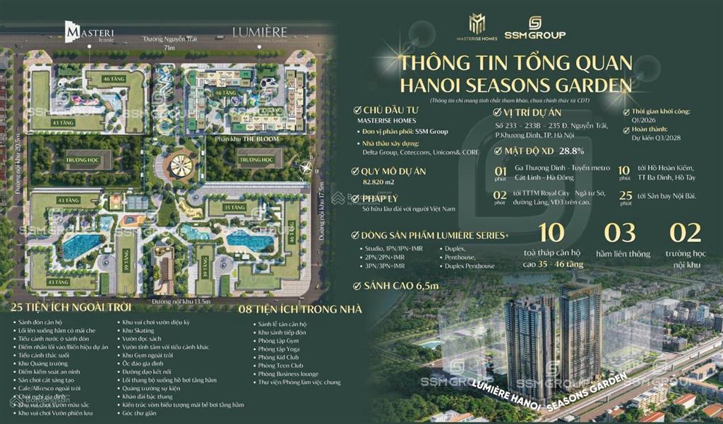 Bán căn hộ 1pn trục 15a tại hanoi seasons garden, 58,4m2, giá 8,312 tỷ