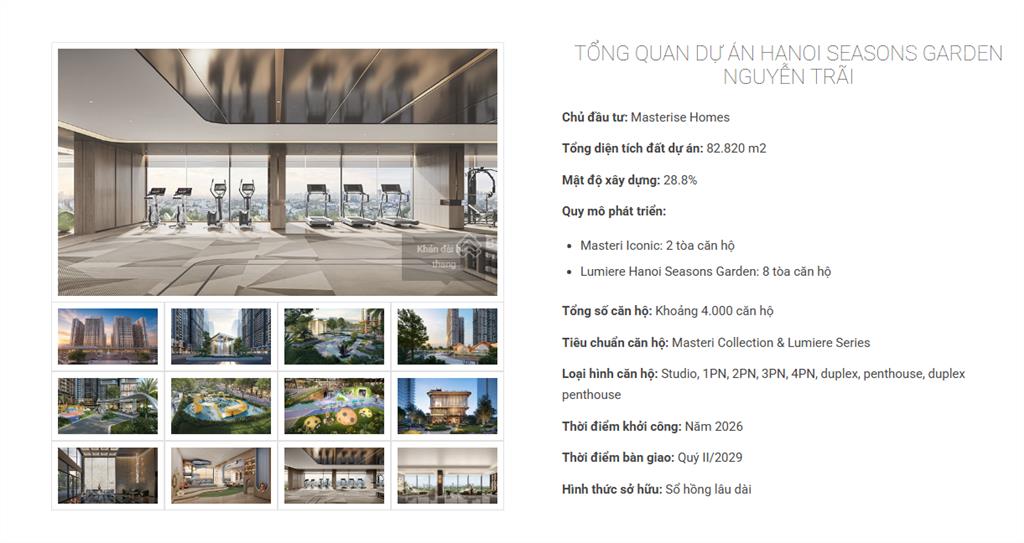 Bán căn hộ 1pn trục 15a tại hanoi seasons garden, 58,4m2, giá 8,312 tỷ