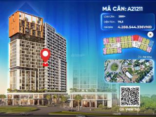 Cora tower xuất ngoại giao cuối cùng s2.12.11 2pn + 2wc giá chỉ 3tỷ6, mua trực tiếp cđt