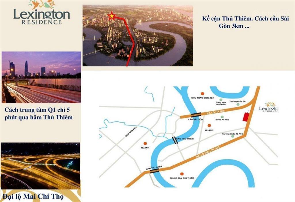 Giá thật! thiện chí bán lexington q.2, 49m2, 1pn, giá 4 tỷ thuế ai nấy đóng, gần tuyến metro
