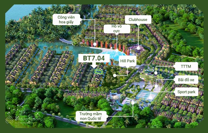 Bán biệt thự forestside casamia balanca hội an  căn bt7.04 diện tích 250m2, pháp lý hoàn thiện