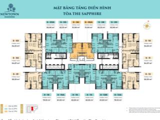 Newtown diamond đà nẵng  2pn s.12a  đông nam  5.x tỷ, hoàn thiện demi