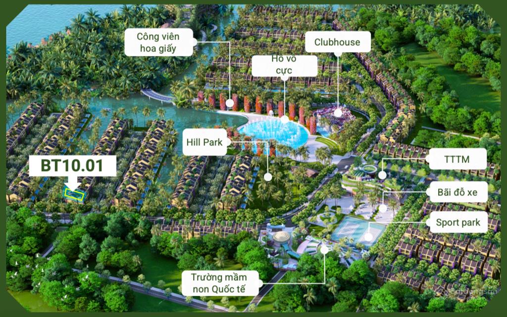 Căn góc hoa hậu la palma bt 10.01 đẹp nhất hội an  casamia balanca