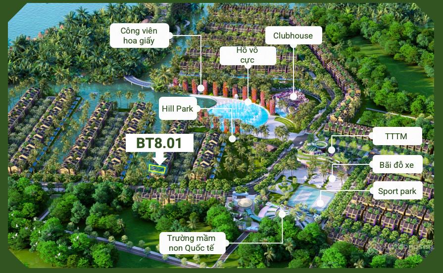 Bán biệt thự casamia balanca  căn hướng tây nam