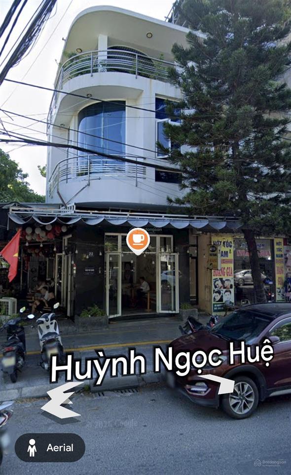 Nhà phố 3 lầu lô góc  huỳnh ngọc huệ  trung tâm thanh khê  đang kinh doanh cà phê  giá 15 tỷ